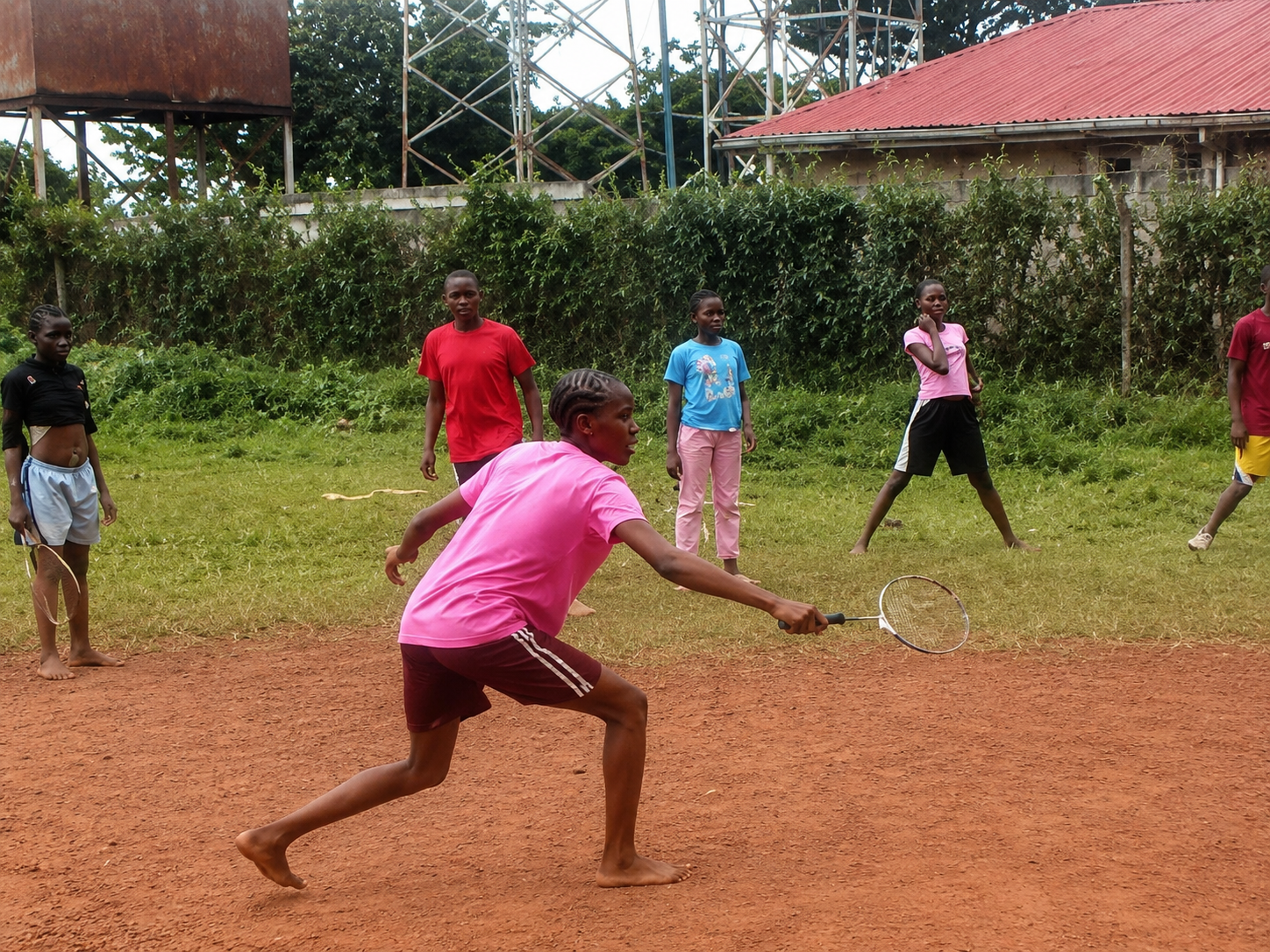 Attività sportiva su campo in Camerun