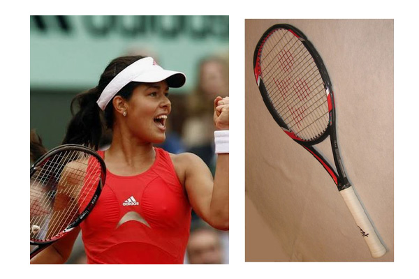 Racchetta donata da Ana Ivanovic