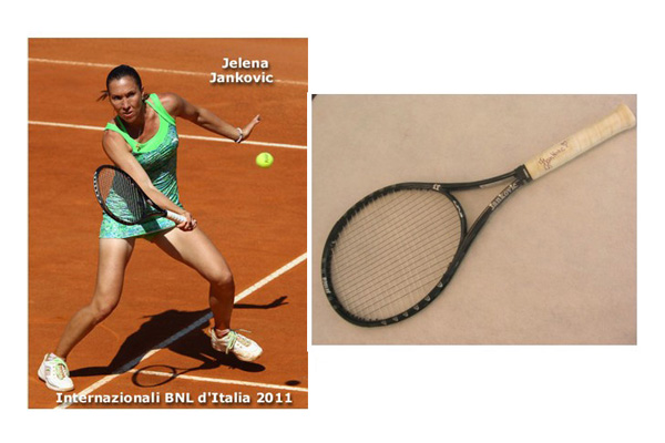 Racchetta donata da Jelena Jankovic