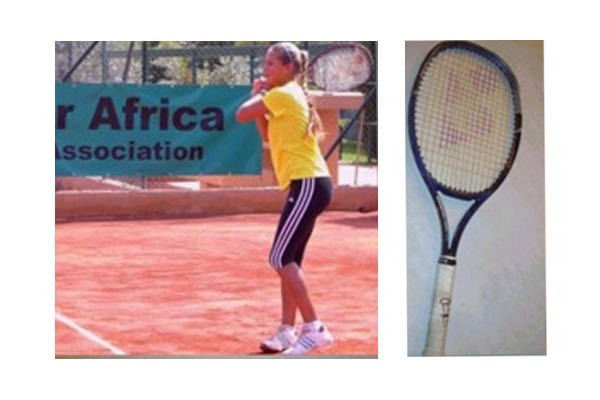 Racchetta donata da Anna Kournikova