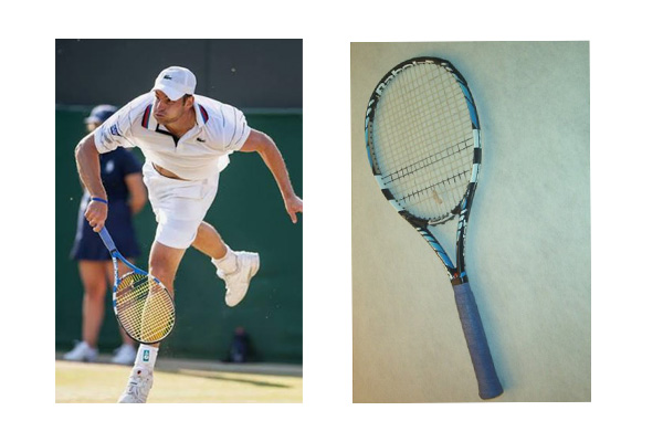 Racchetta donata da Andy Roddick